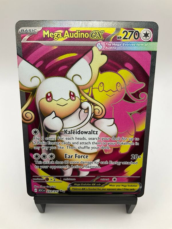 2026 POKEMON MEGA AUDINO EX FULL ART 253/217