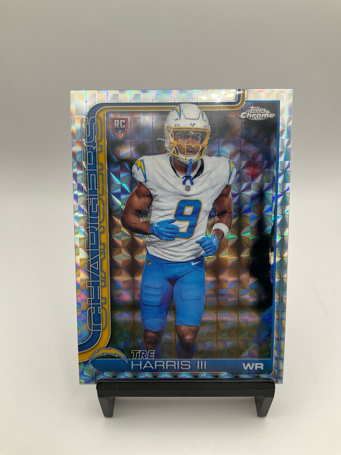2025 TOPPS CHROME TRE HARRIS GEOMETRIC REFRACTOR NO. 338