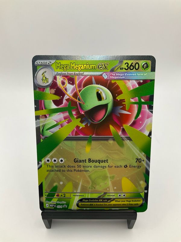 2026 POKEMON MEGA MEGANIUM EX 034 BLACK STAR PROMO