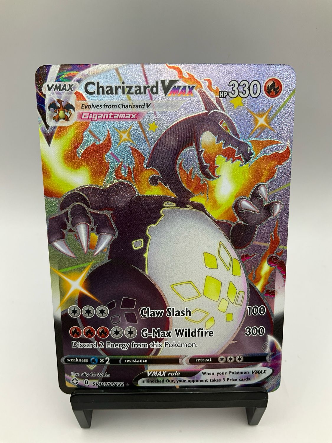 2021 POKEMON CHARIZARD VMAX SV107/SV122