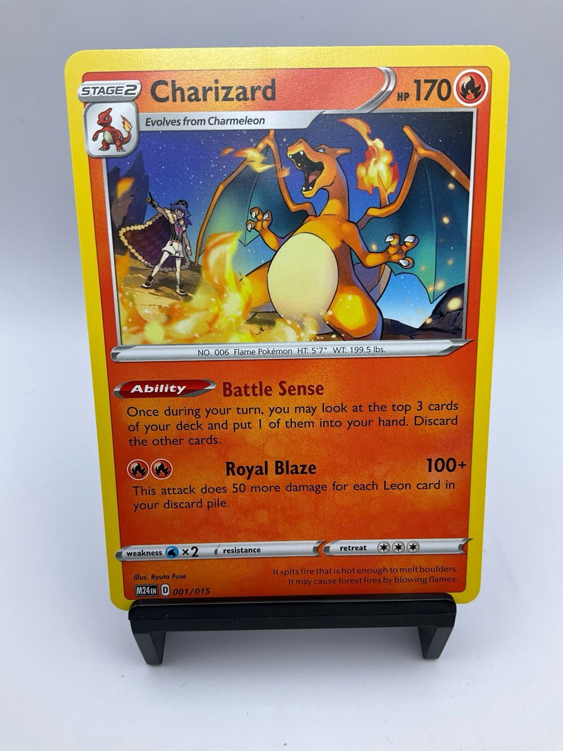 2024 POKEMON CHARIZARD MCDONALD'S PROMO 1/15