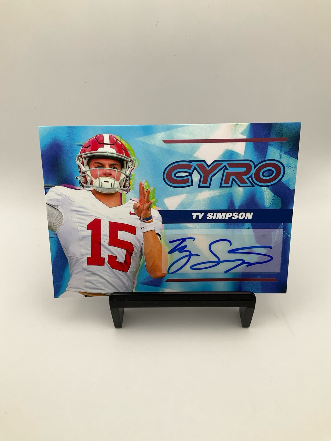 2025 PULSE DRIFT FOOTBALL TY SIMPSON AUTO /20