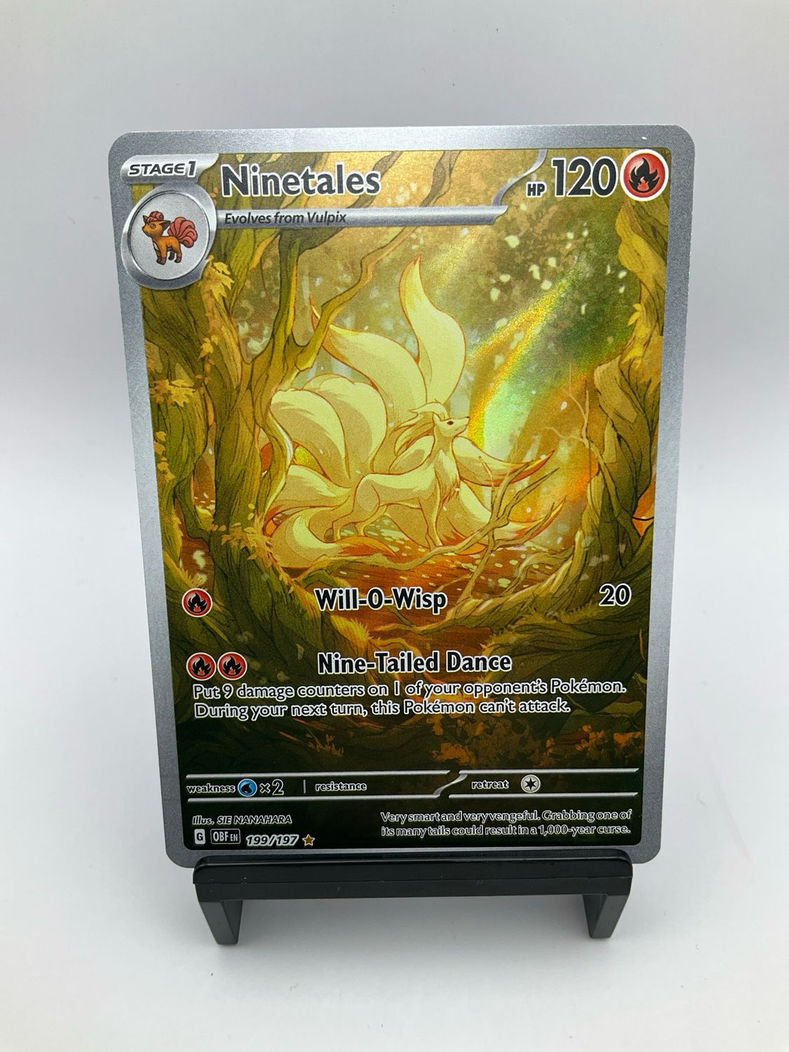2023 POKEMON NINETALES ART RARE 199/197
