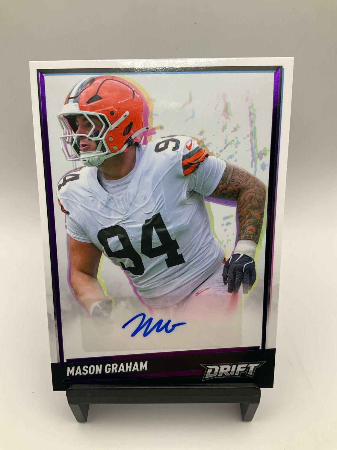 2025 PULSE DRIFT FOOTBALL MASON GRAHAM AUTO /25