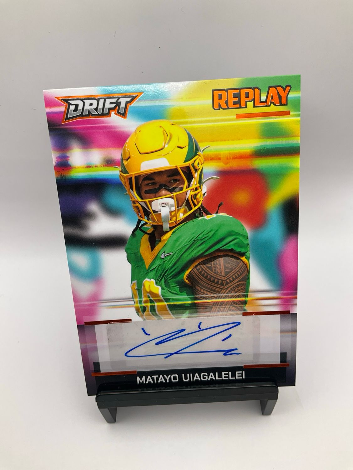 2025 PULSE DRIFT FOOTBALL MATAYO UIAGALELEI AUTO /37