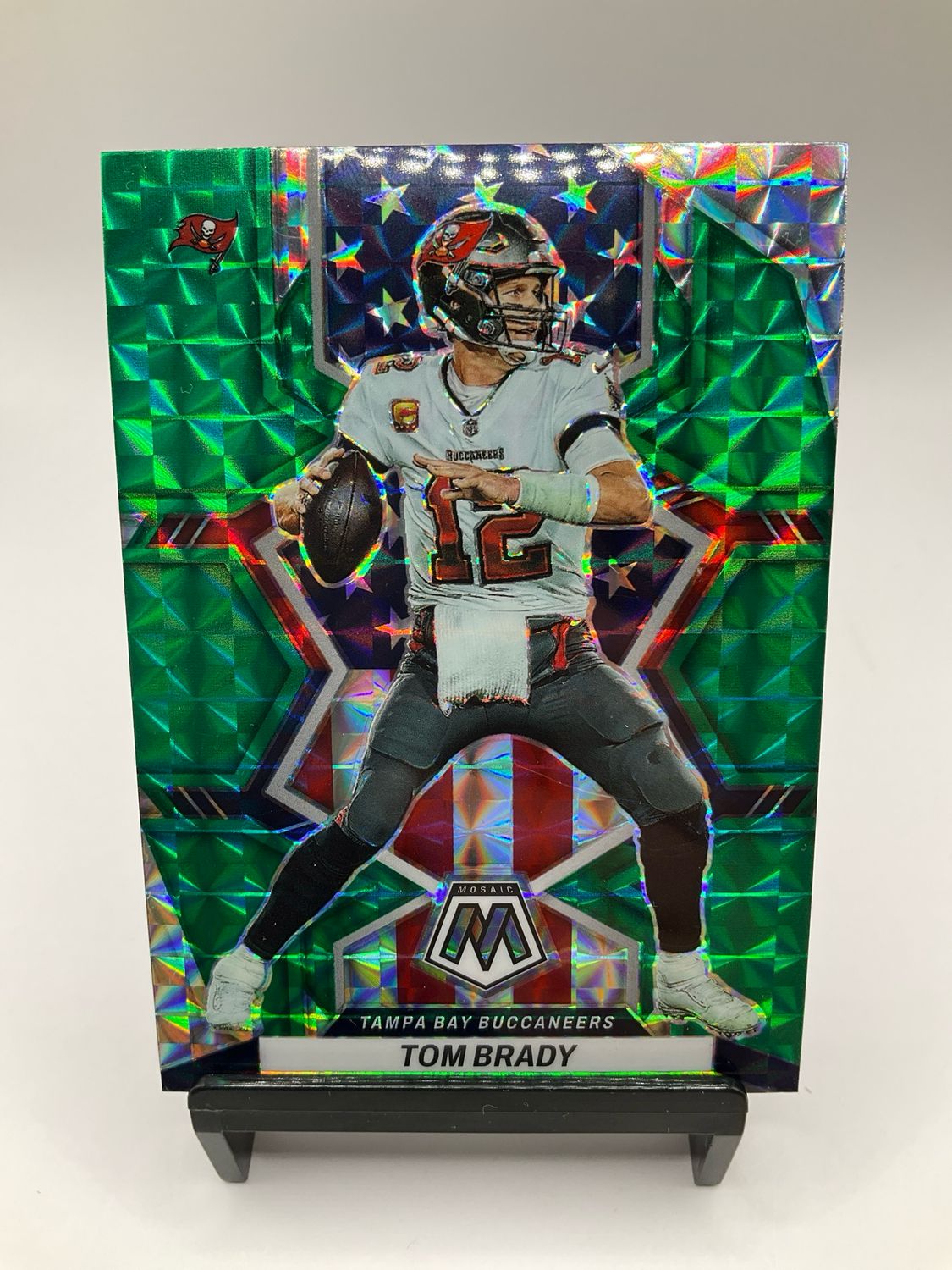 2022 MOSAIC TOM BRADY GREEN MOSAIC NO. 251