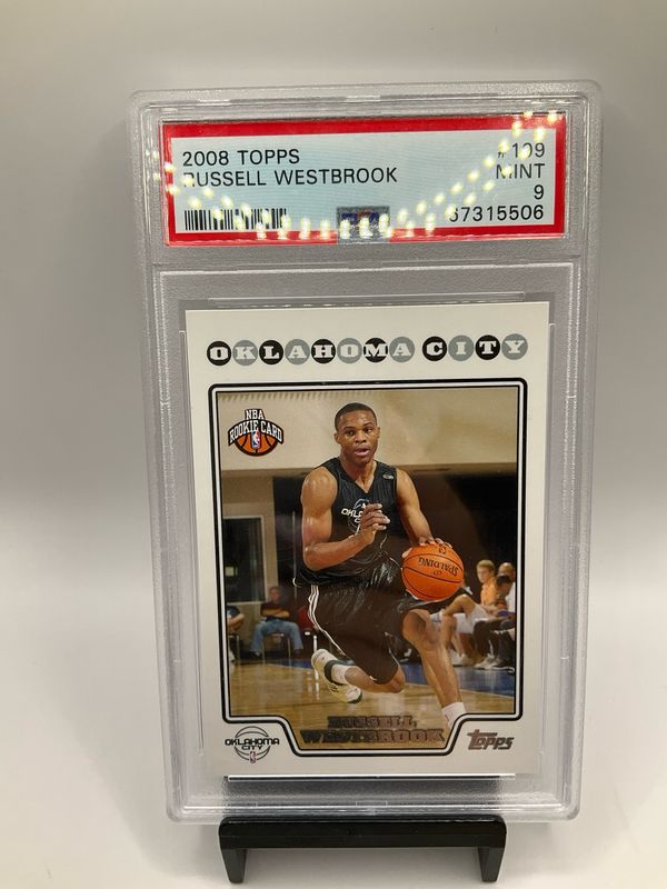 2008 TOPPS #199 RUSSELL WESTBROOK ROOKIE RC PSA 9