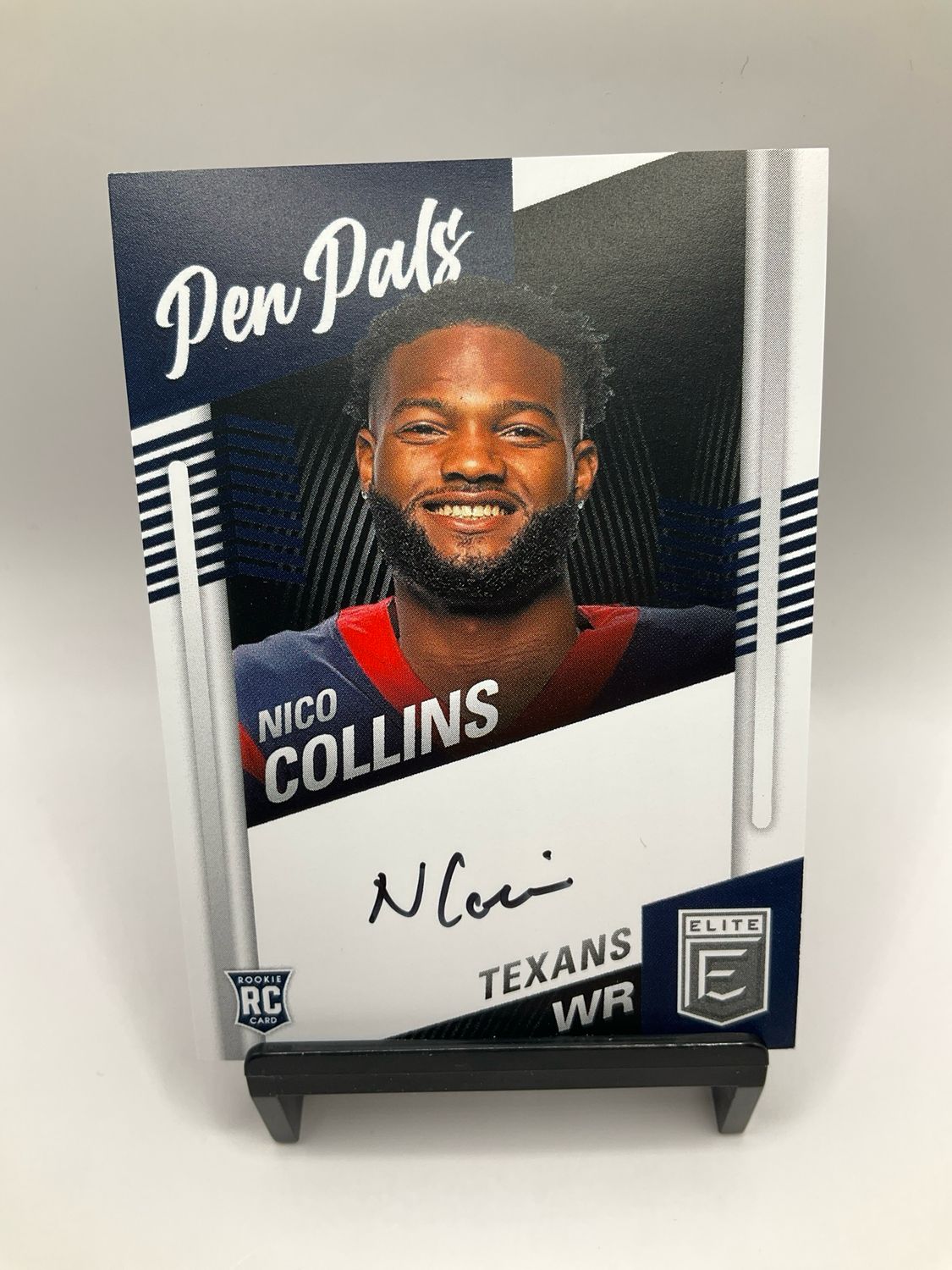 2021 Panini Donruss Elite Nico Collins RC Pen Pals