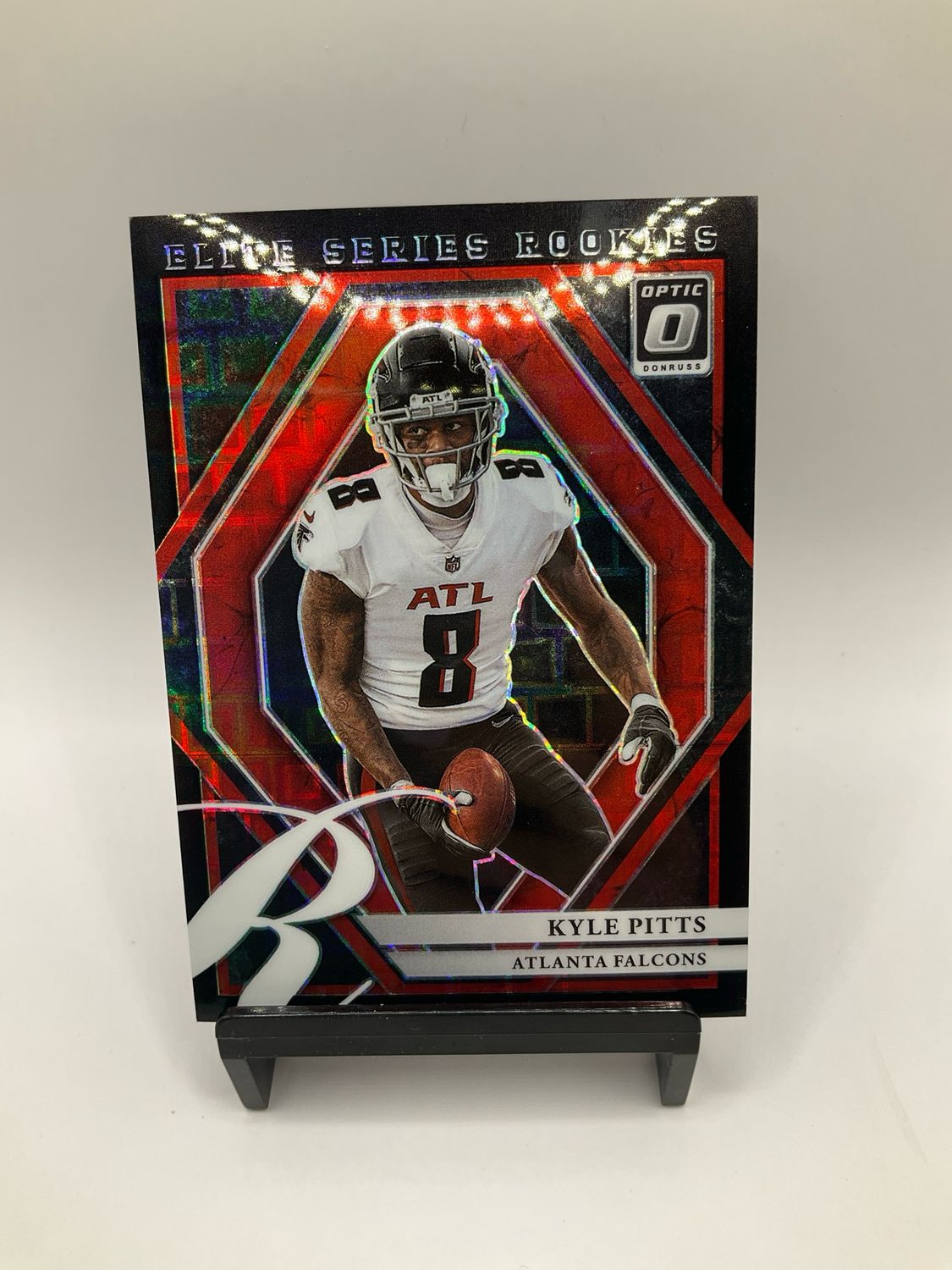 2021 OPTIC KYLE PITTS ELITE SERIES ROOKIES BLACK PANDORA /25 ESR-10