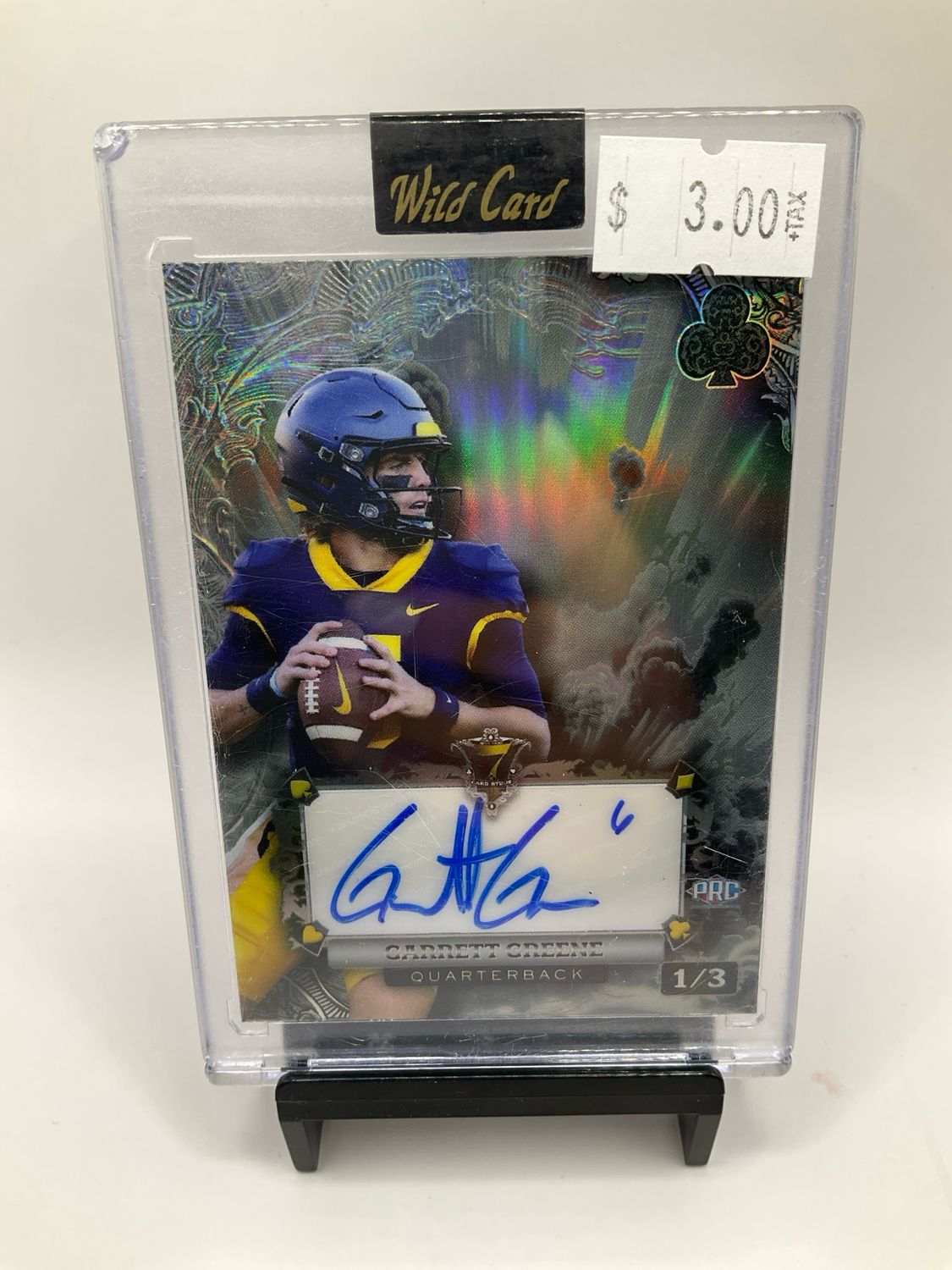 2024 WILD CARD GARRETT GREENE AUTO /3 AC7CE-GG