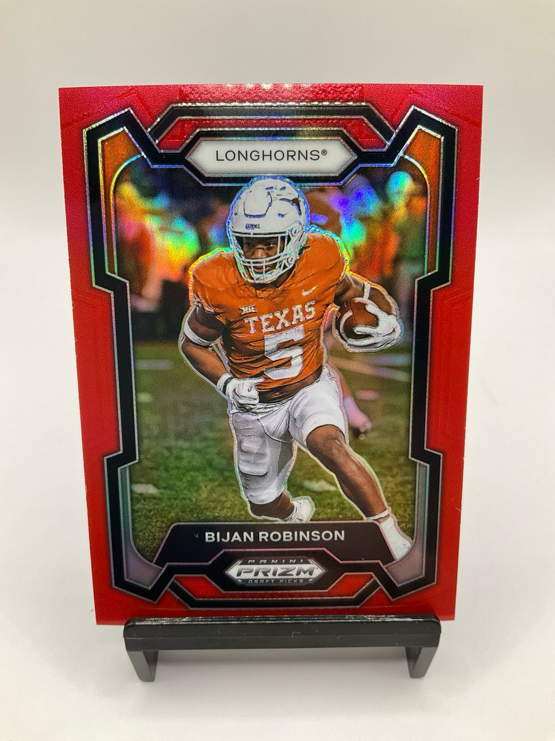 2024 PRIZM DRAFT PICKS BIJAN ROBINSON RED /299 NO. 14