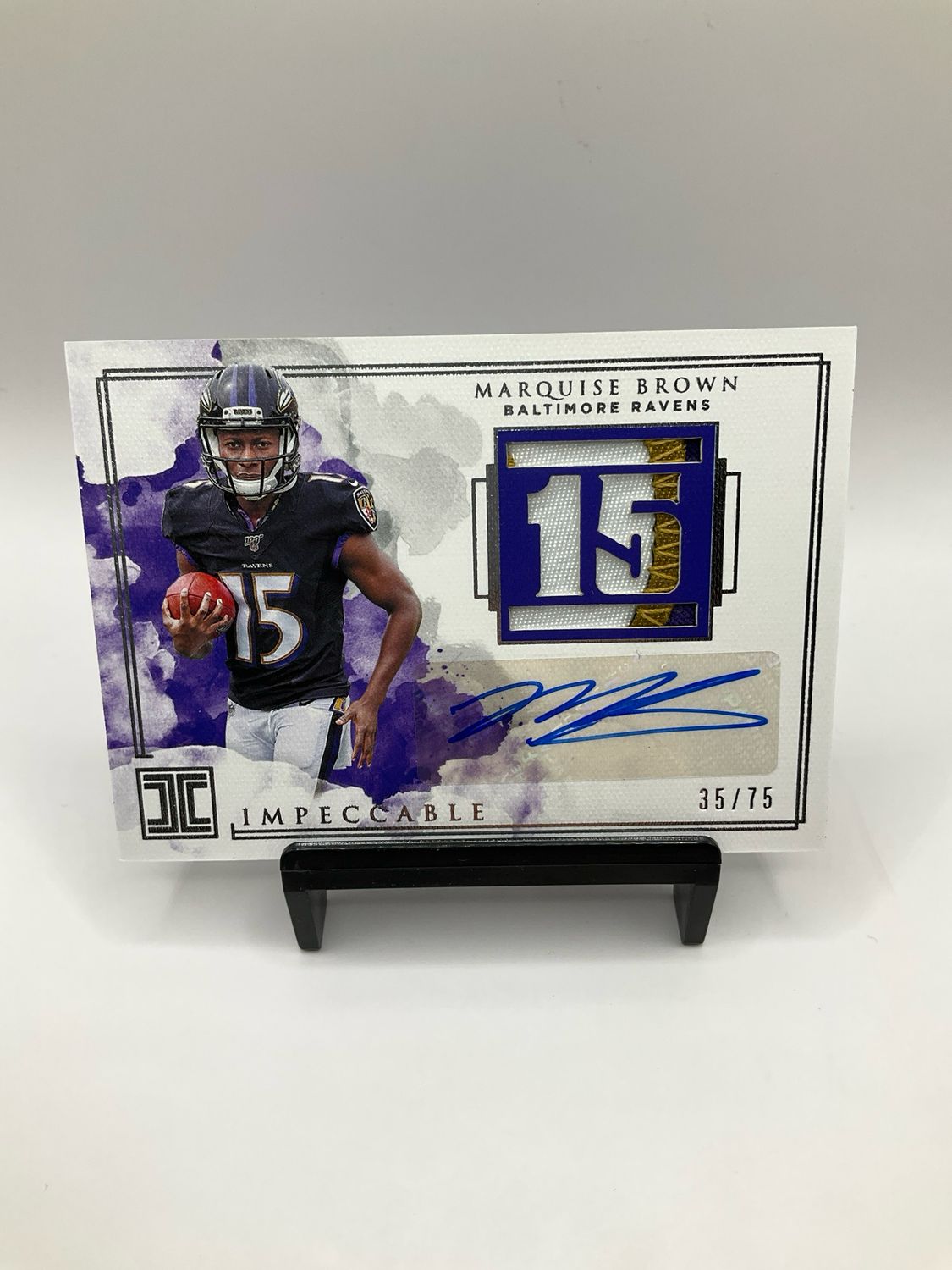 2019 IMPECCABLE MARQUISE BROWN RPA /75 NO. RN7