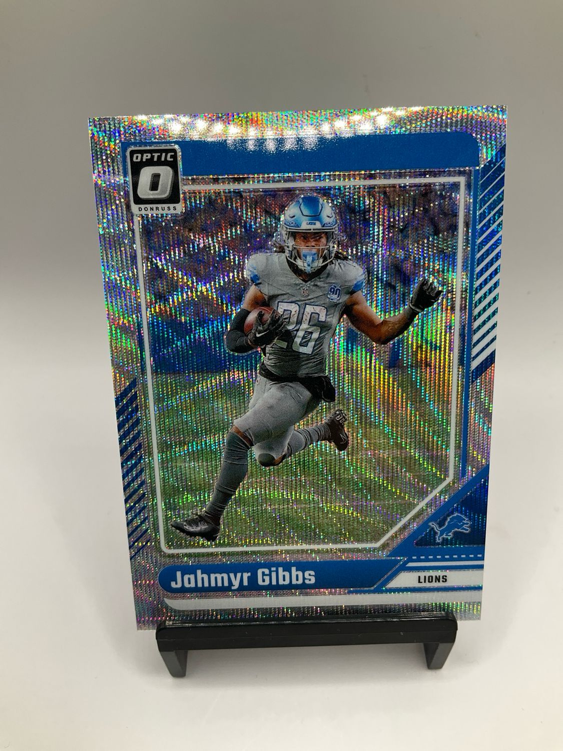 2024 OPTIC JAHMYR GIBBS SILVER WAVE /300 NO. 64