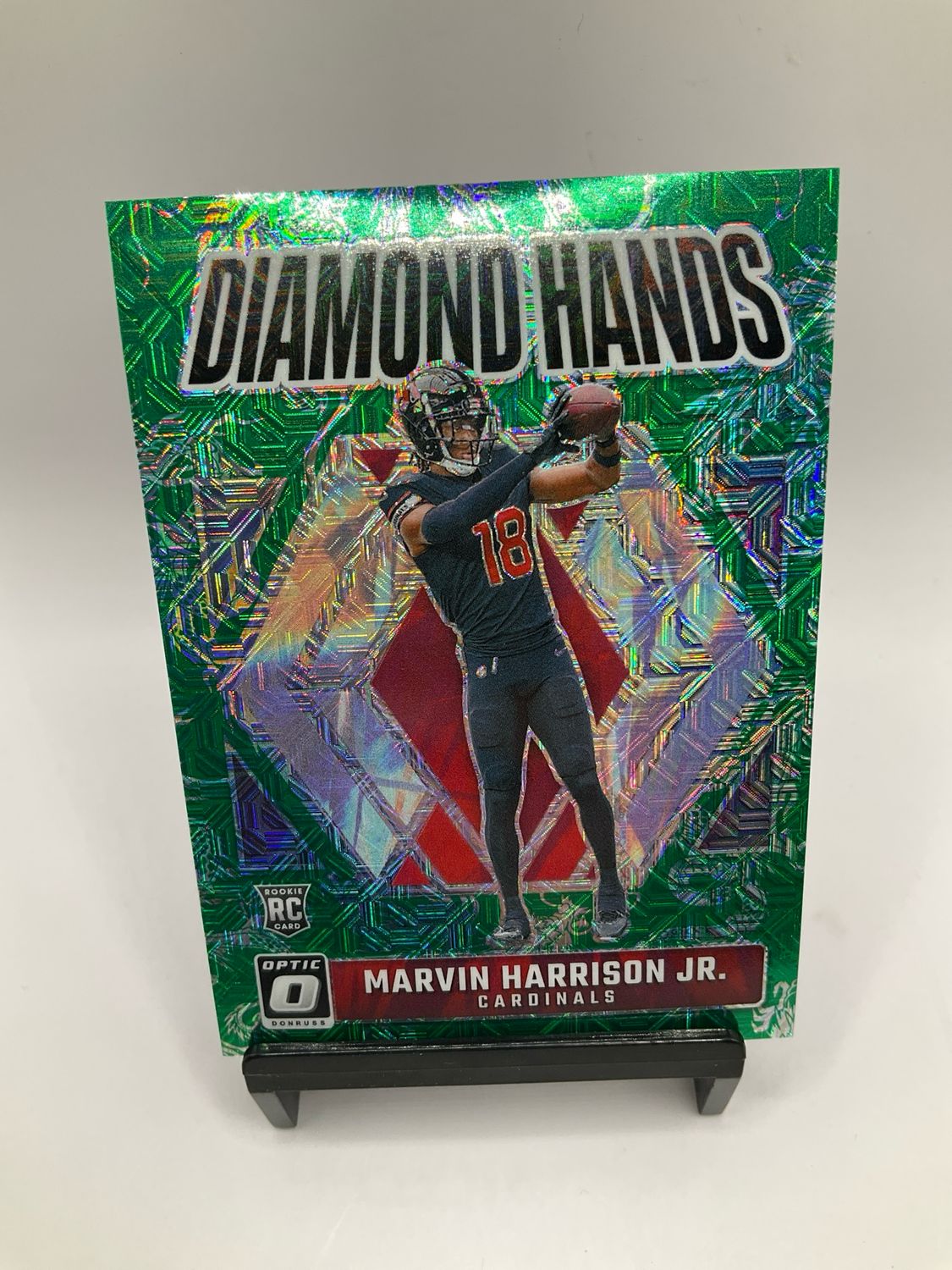2024 OPTIC MARVIN HARRISON JR DIAMOND HANDS DRAGON /24 NO. 3