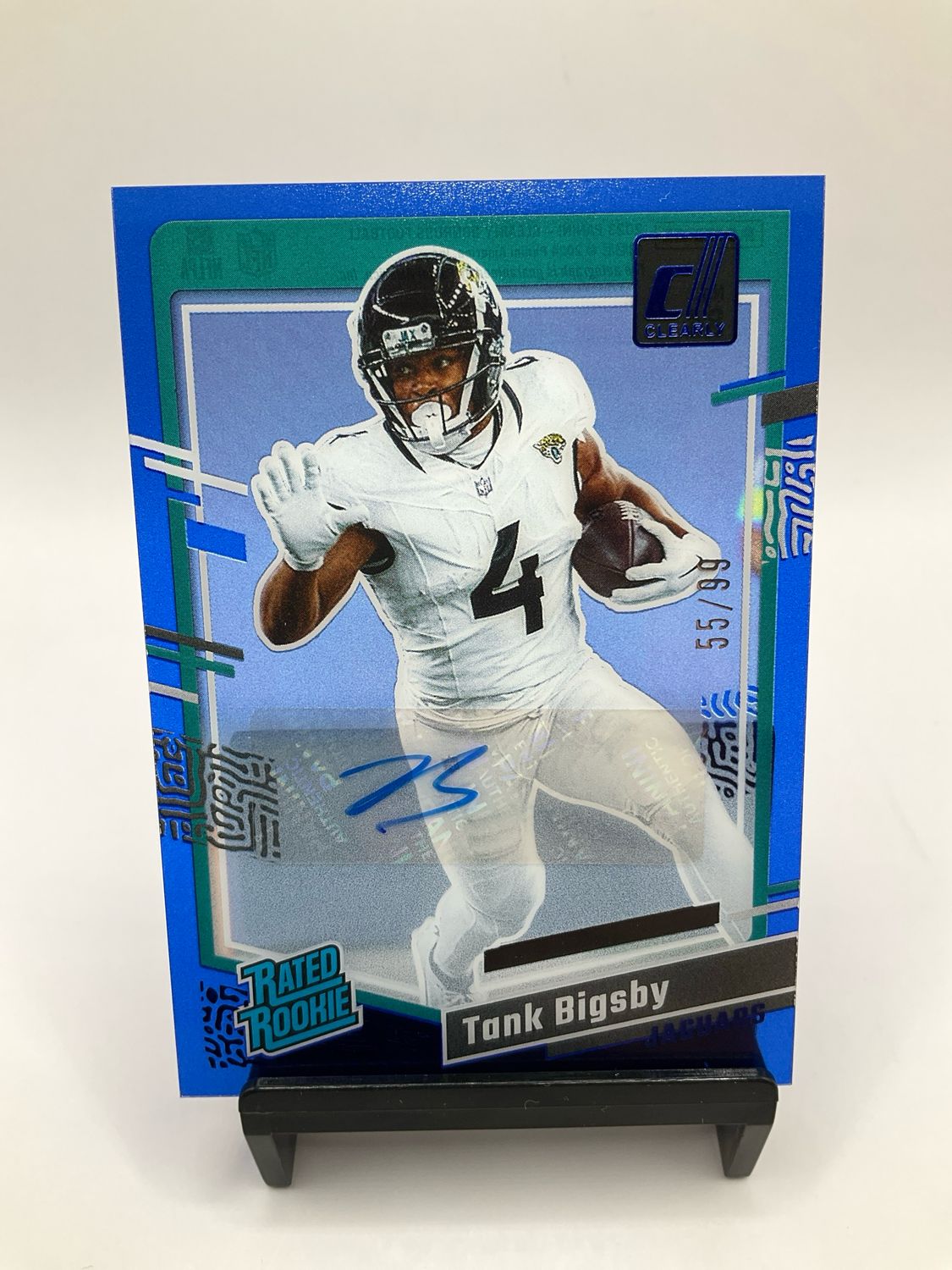 2023 CLEARLY DONRUSS TANK BIGSBY BLUE AUTO /99 NO. 84