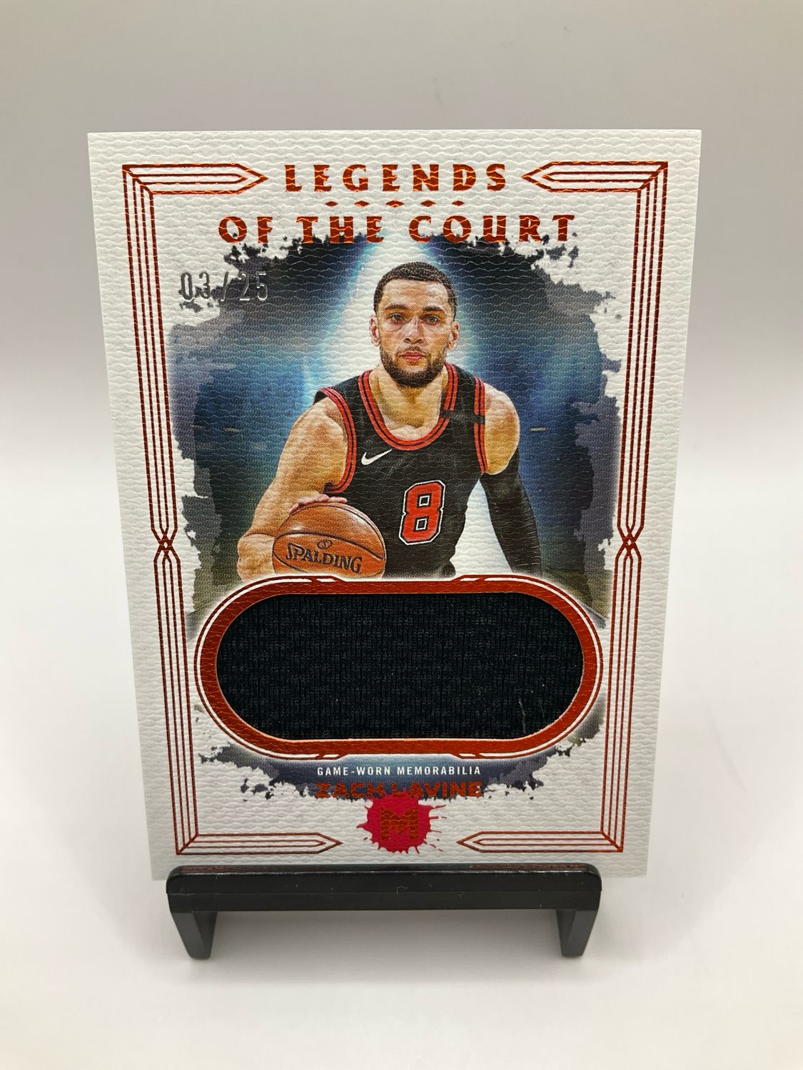 2024 MOTIF ZACH LAVINE LEGENDS OF THE COURT /25 NO. LCR-30