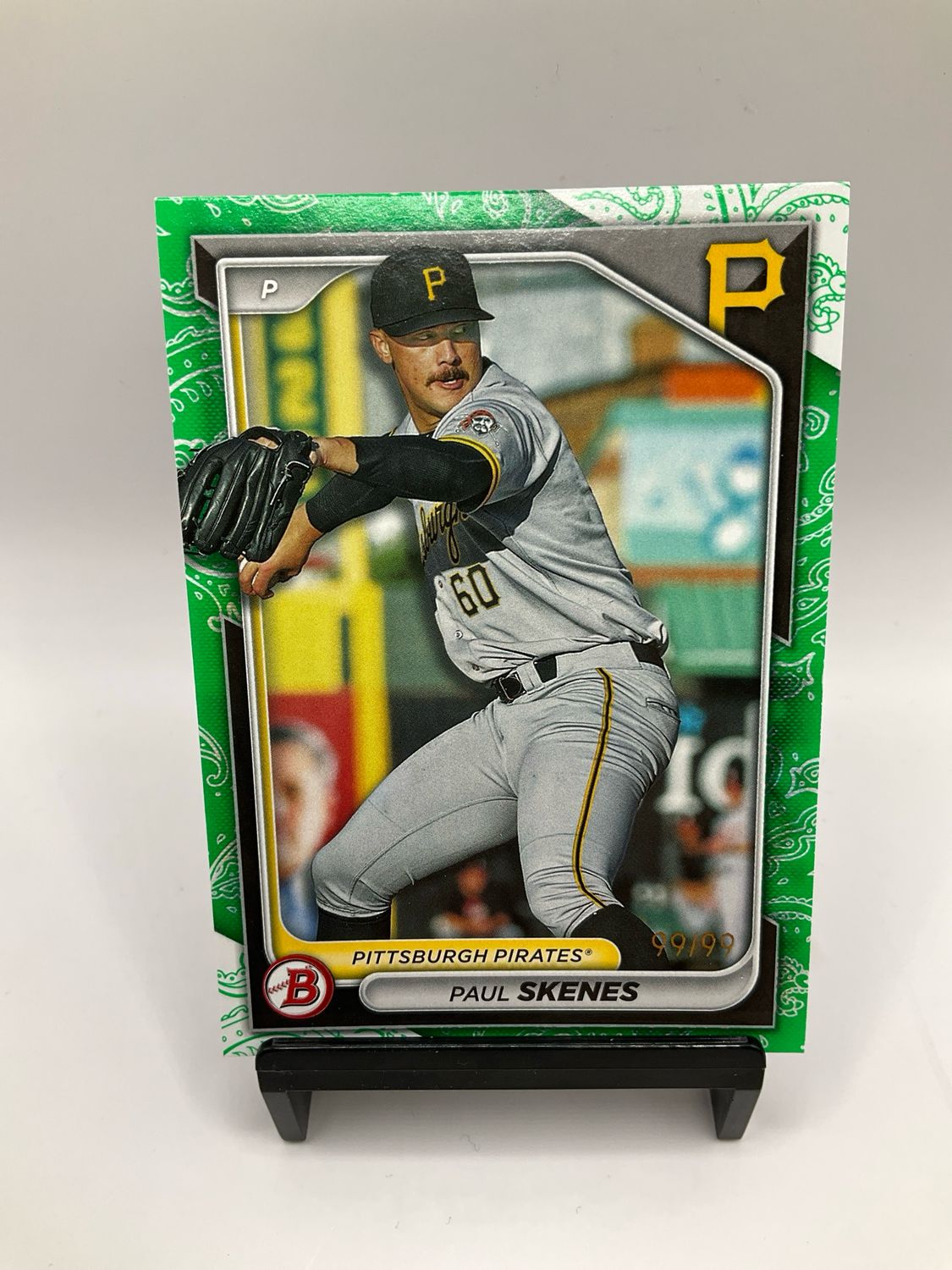 2024 BOWMAN PAUL SKENES PROSPECT GREEN /99 NO. BP-125