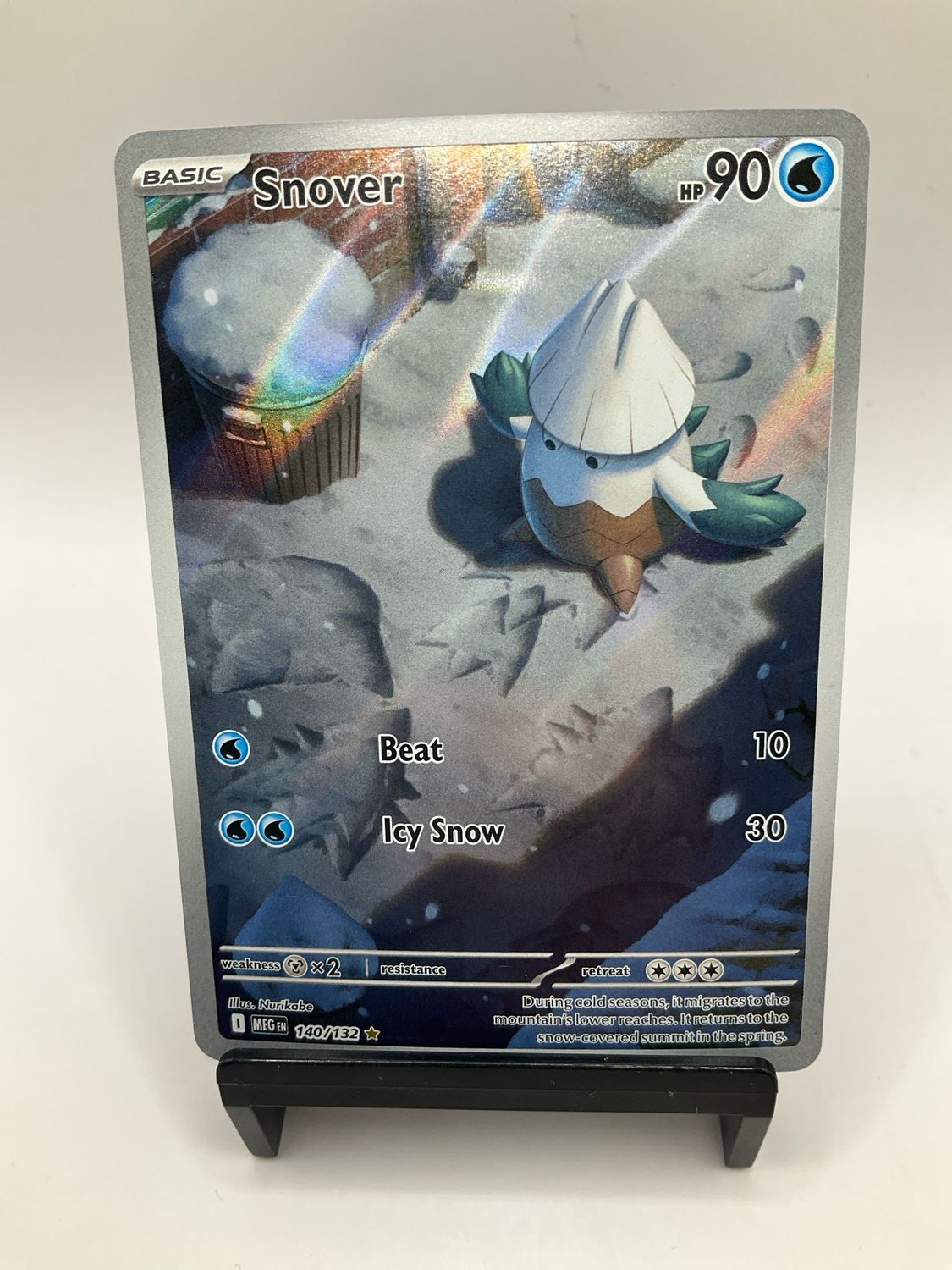 2025 POKEMON SNOVER ART RARE 140/132