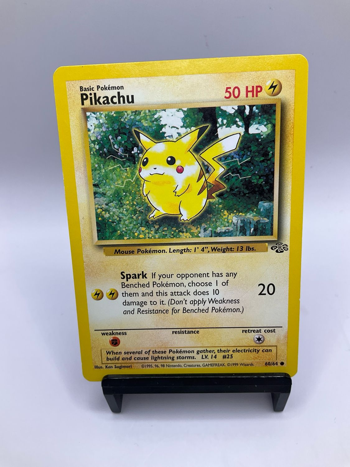 1999 JUNGLE UNLIMMITED PIKACHU 60/64