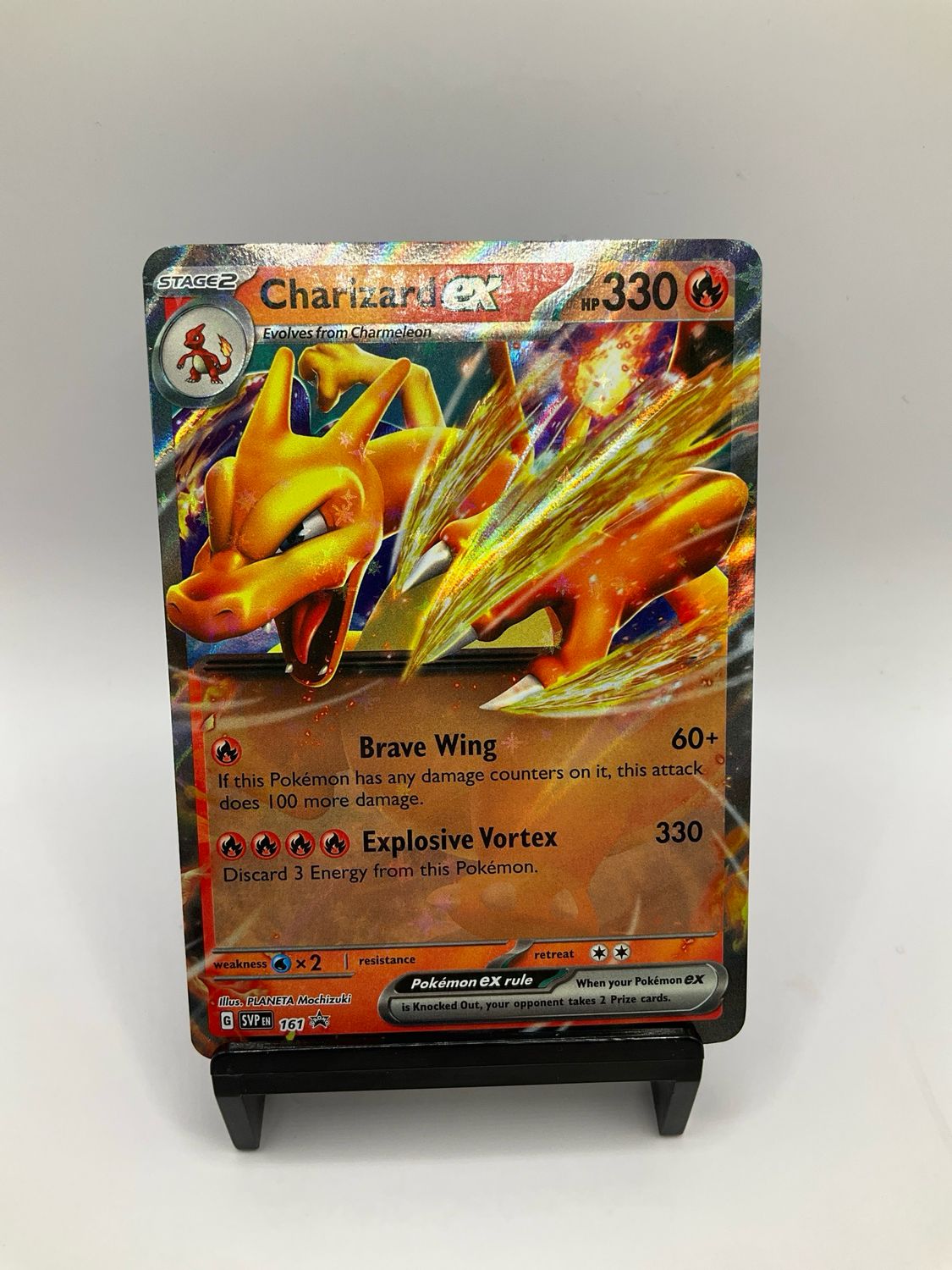 2024 POKEMON CHARIZARD EX BLACK STAR PROMO SVP 161
