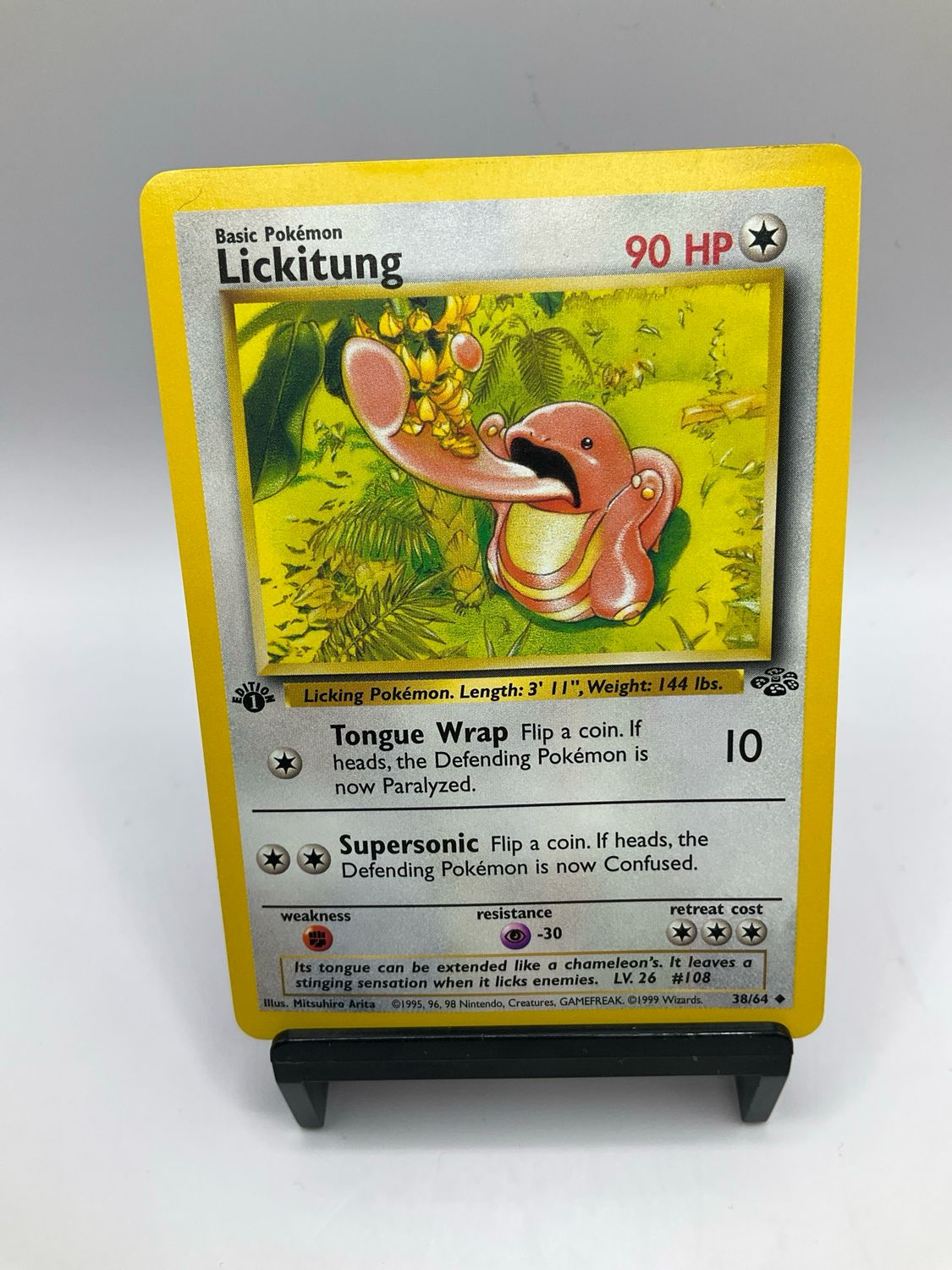 1999 JUNGLE 1ST EDITION LICKITUNG 38/64