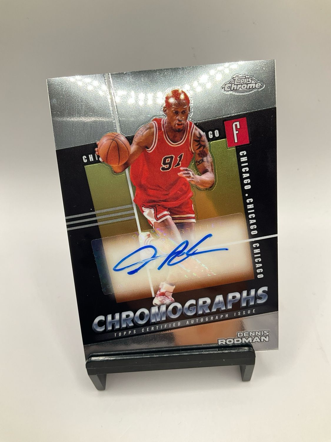 2024 TOPPS CHROME DENNIS RODMAN CHROMOGRAPHS AUTO C-DER