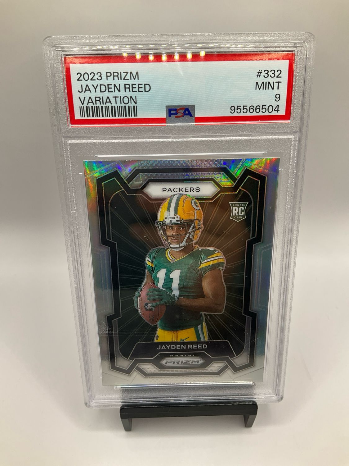 2023 PRIZM JAYDEN REED SILVER VARIATION PSA 9 NO. 332