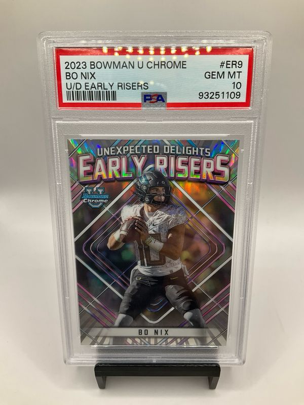 2023 BOWMAN U CHROME BO NIX EARLY RISERS PSA 10 NO. ER9