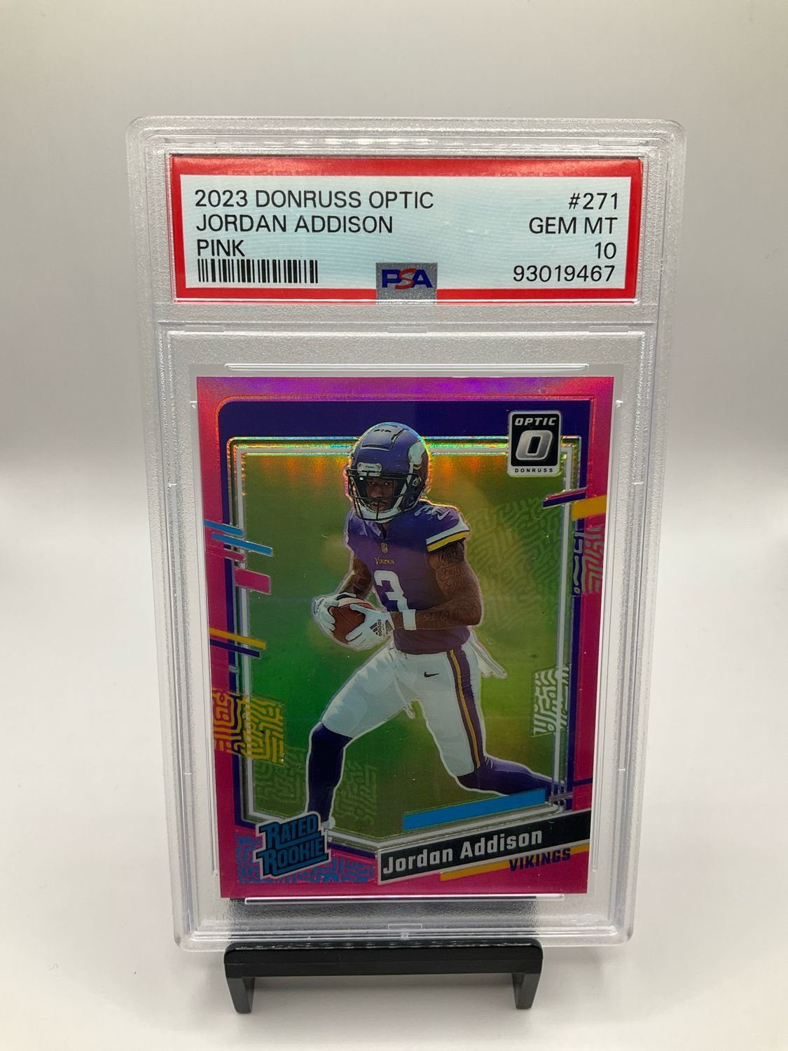 2023 OPTIC JORDAN ADDSION PINK PSA 10 NO. 271
