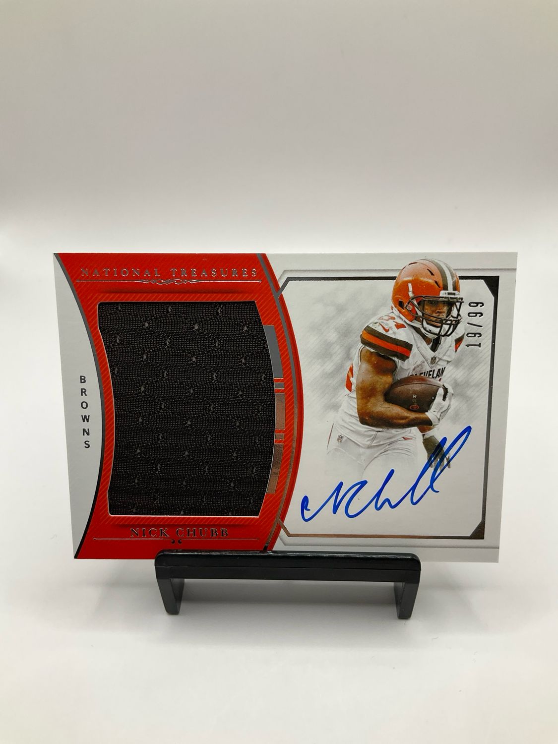 2018 NATIONAL TREASURES NICK CHUBB RPA /99 NO. RMS-NC