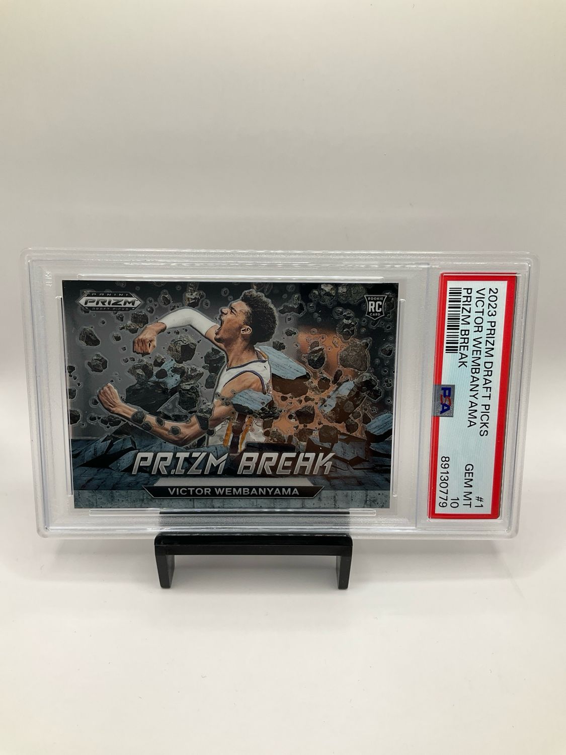 2023 PRIZM DP VICTOR WEMBANYAMA PRIZM BREAK PSA 10