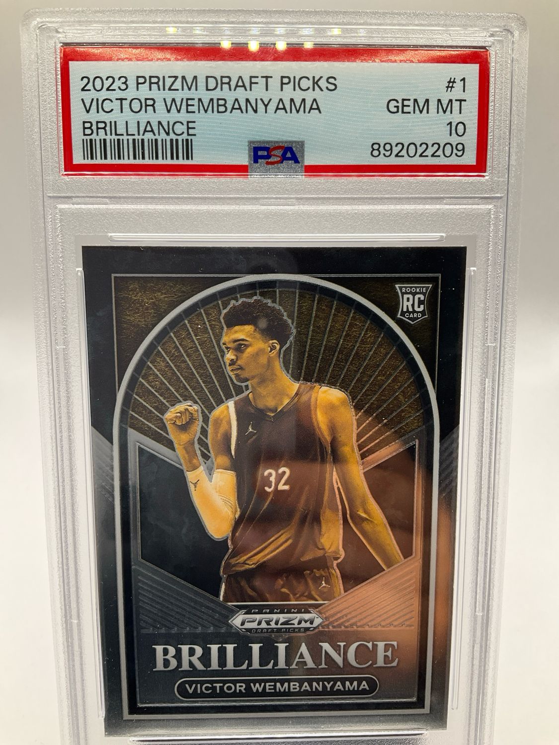 2023 PRIZM DP VICTOR WEMBANYAMA BRILLIANCE PSA 10