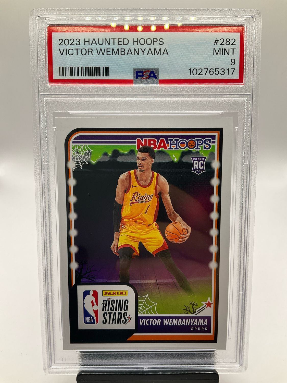 2023 HAUNTED HOOPS VICTOR WEMBANYAMA PSA 9