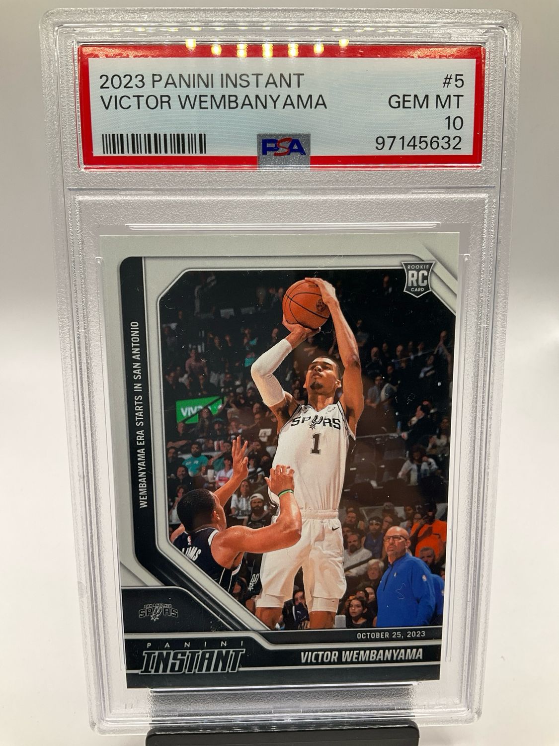2023 PANINI INSTANT VICTOR WEMBANYAMA PSA 10