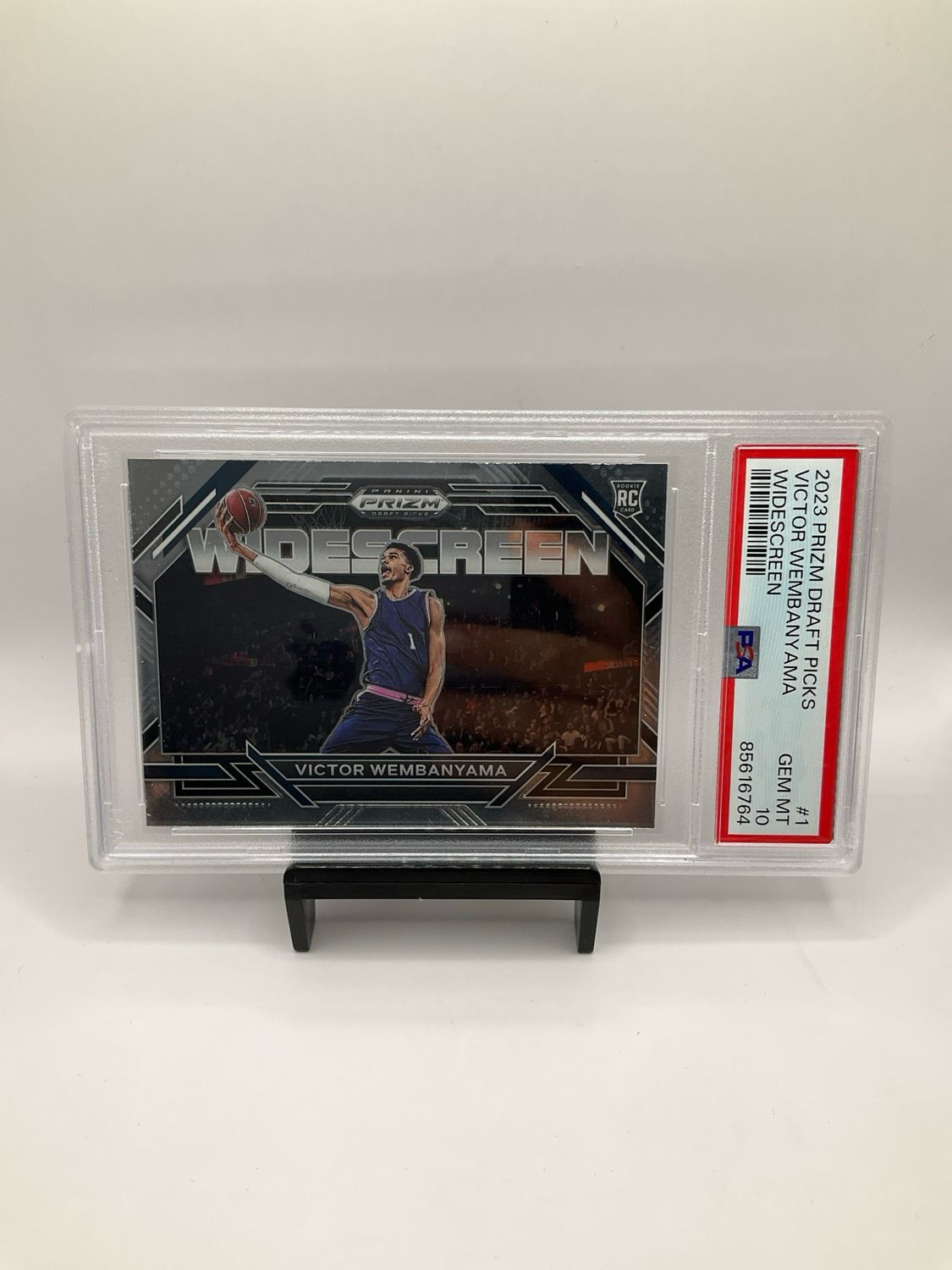 2023 PRIZM DP VICTOR WEMBANYAMA WIDESCREEN PSA 10