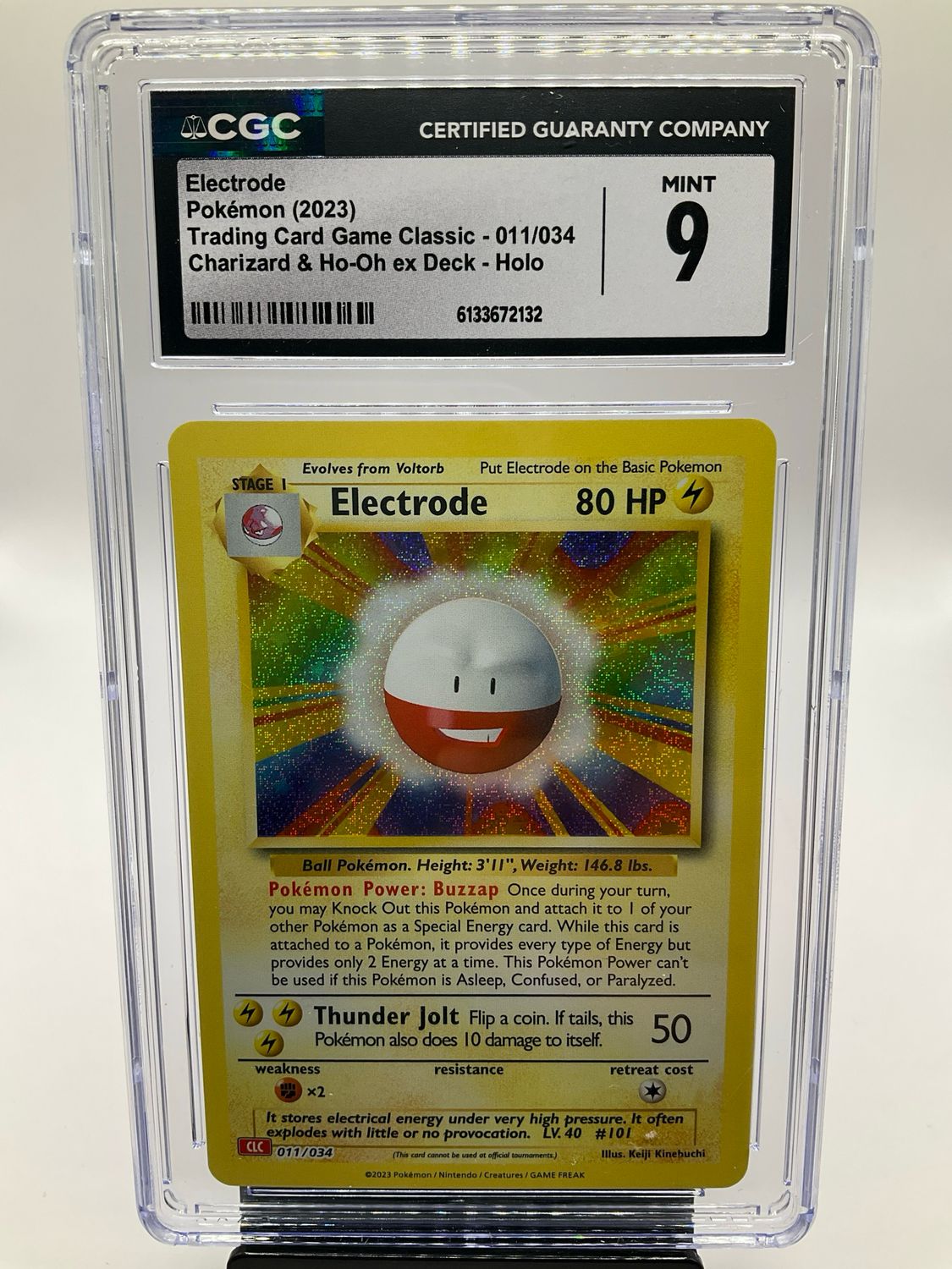 2023 POKEMON ELECTRODE 011/034 CGC 9