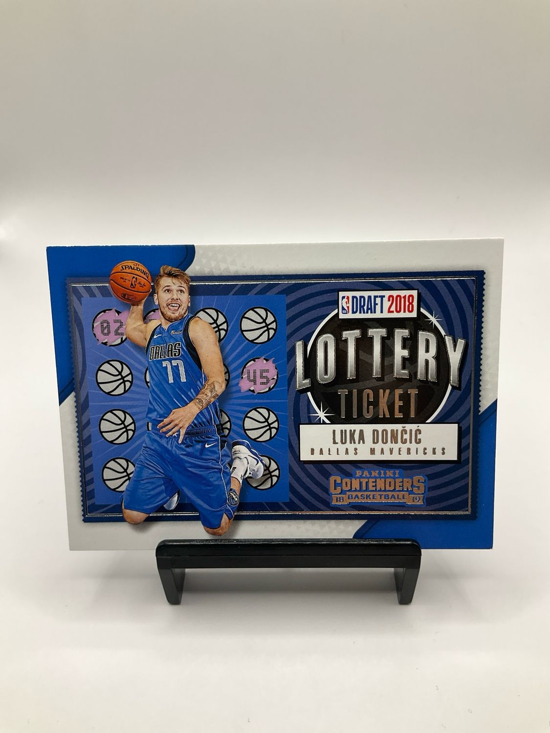 2018 CONTENDERS LUKA DONCIC LOTTERY TICKET NO. 3