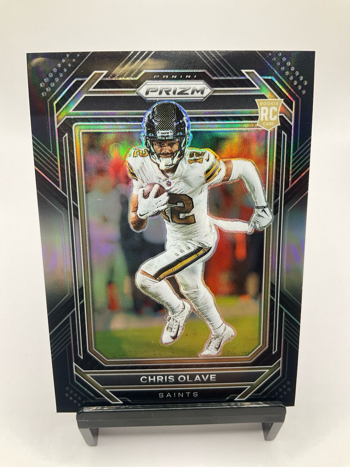 2022 CHRONICLES CHRIS OLAVE PRIZM BLACK SILVER NO. PB-14