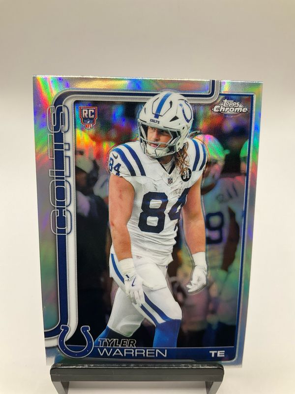 2025 TOPPS CHROME TYLER WARREN REFRACTOR NO. 346