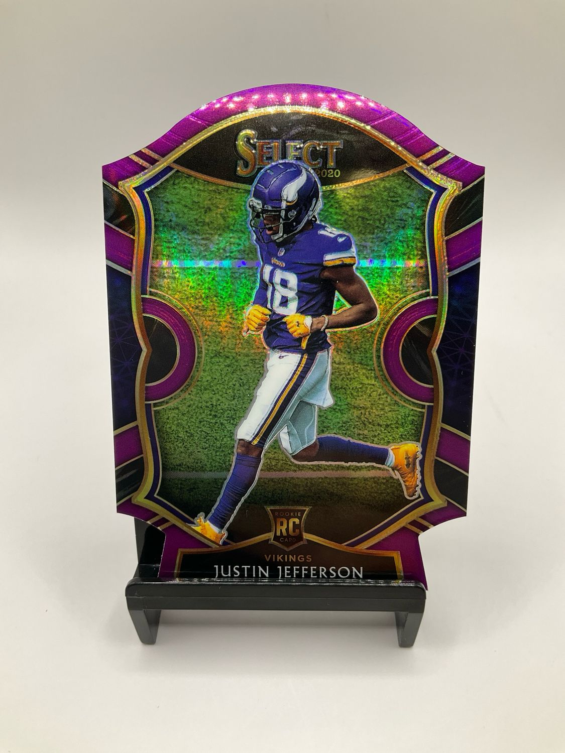 2020 SELECT JUSTIN JEFFERSON PURPLE DIE-CUT NO. 61