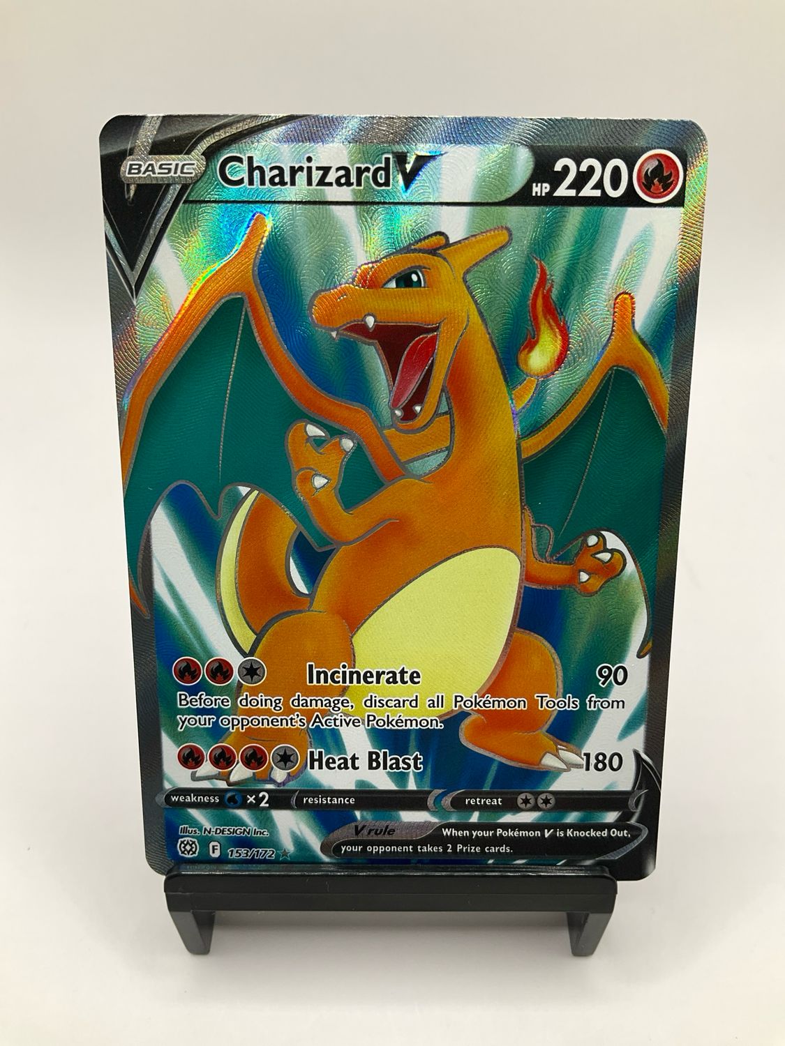 2022 POKEMON CHARIZARD V FULL ART 153/172