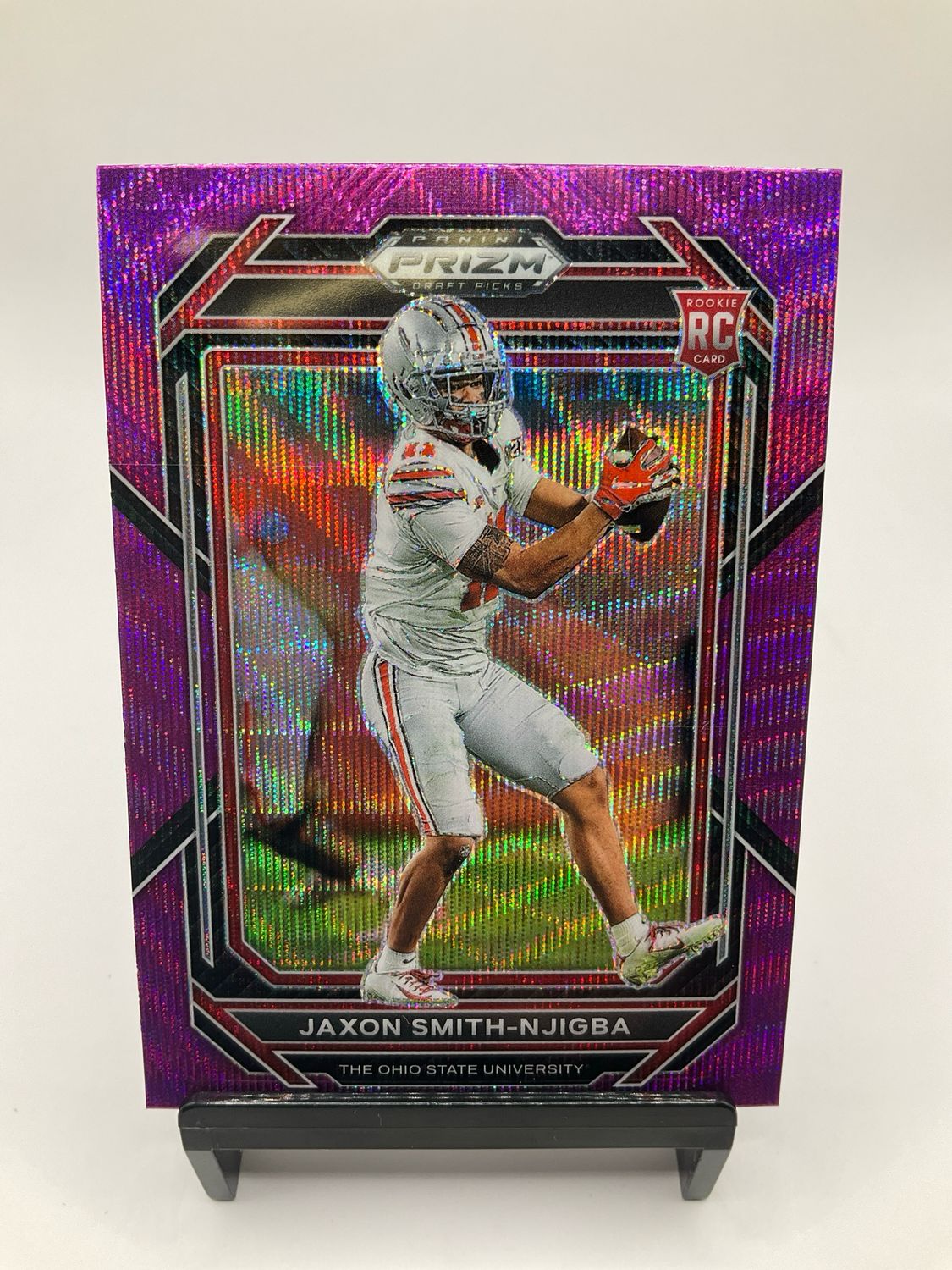 2023 PRIZM DRAFT JAXON SMITH-NJIGBA PURPLE WAVE NO. 135