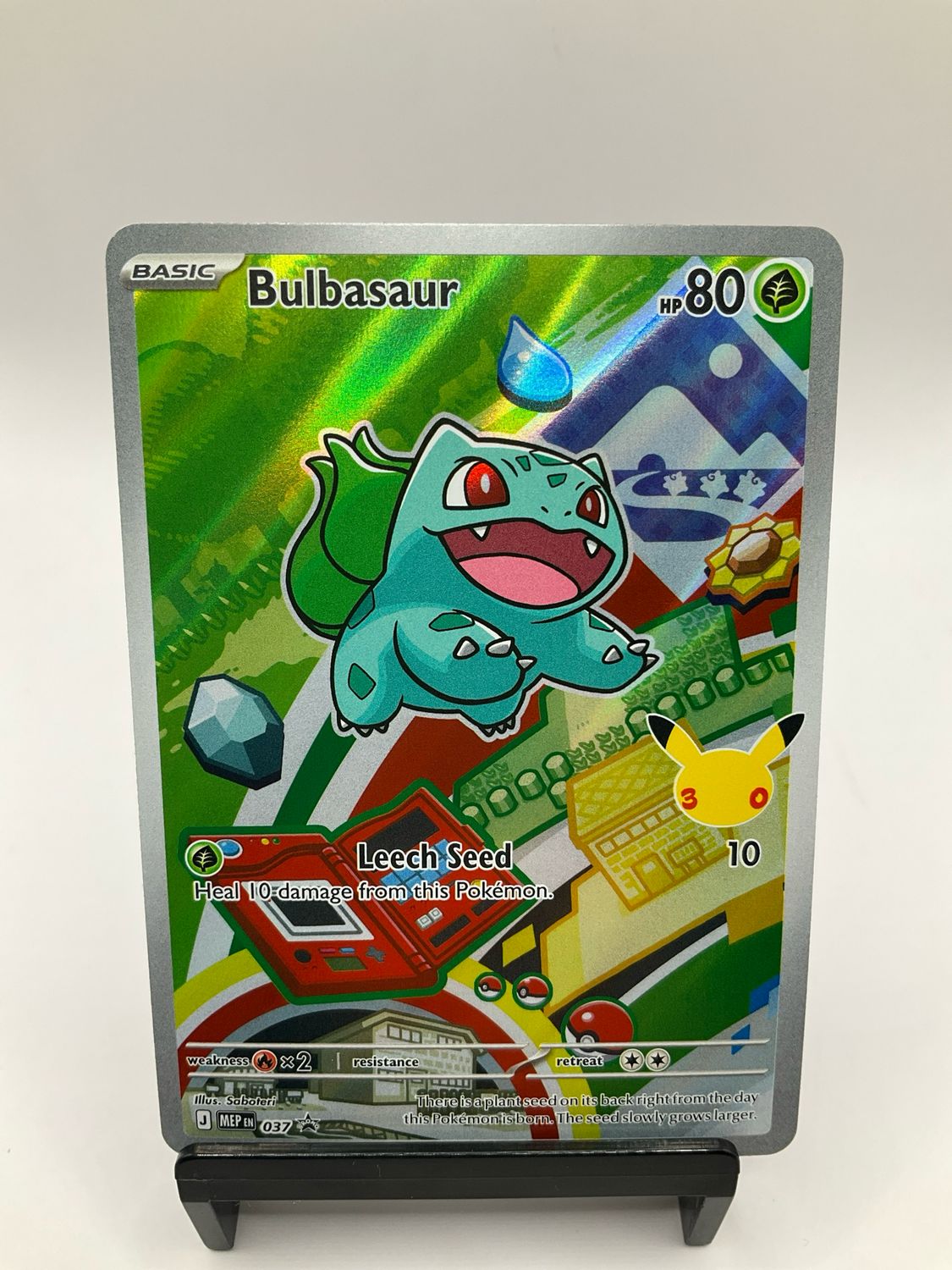 2026 POKEMON BULBASAUR FIRST PARTNER COLLECTION MEP 37