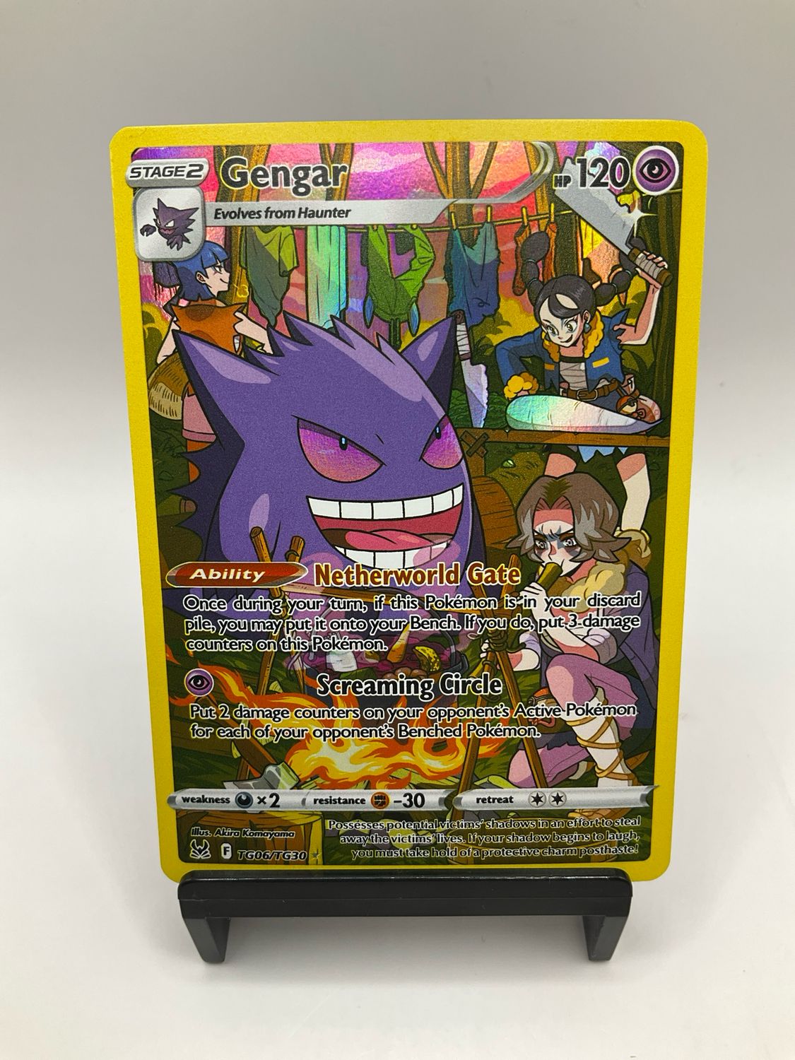 2022 POKEMON GENGAR TRAINER GALLERY TG6/TG30