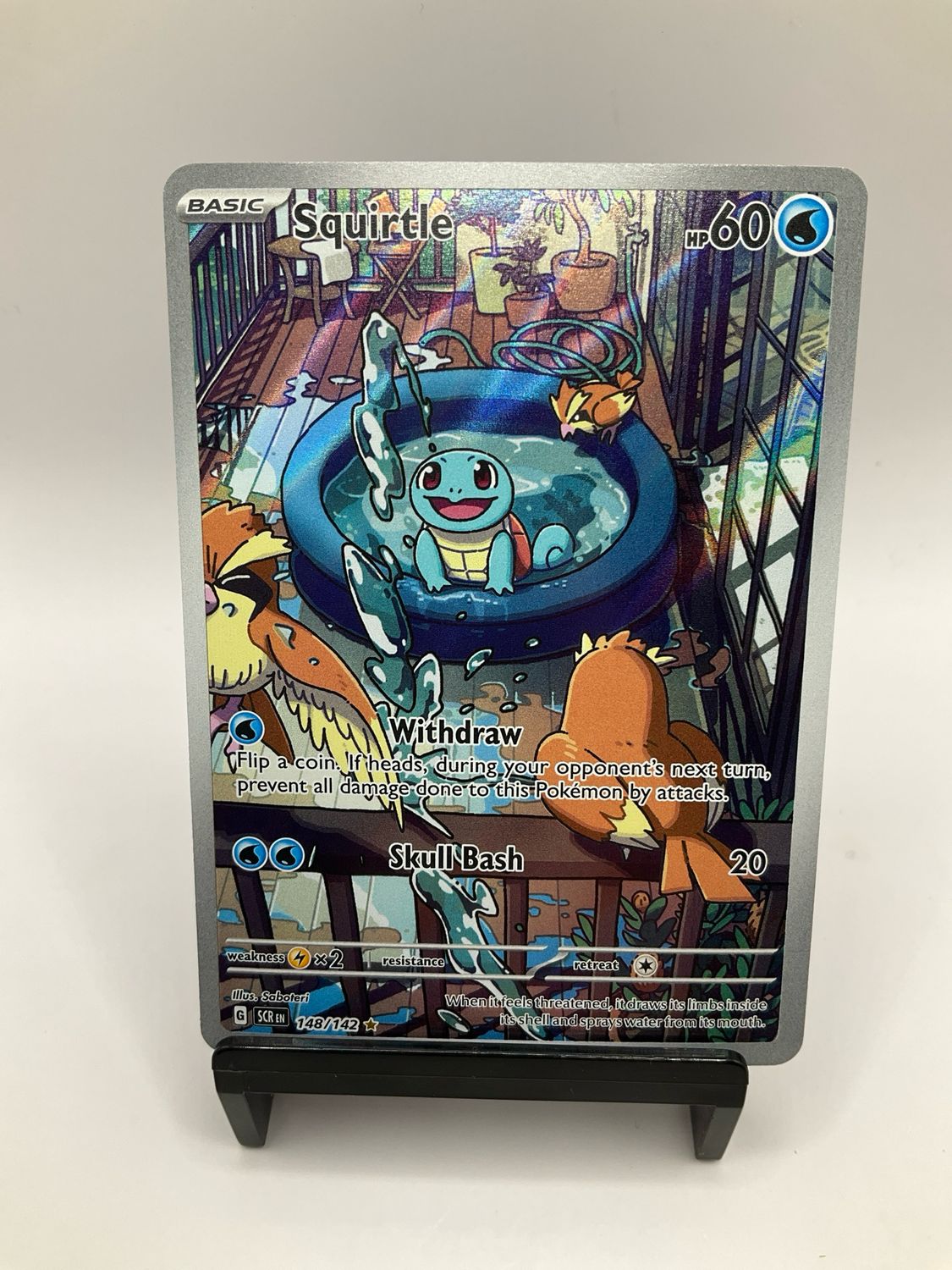 2024 POKEMON SQUIRTLE ART RARE 148/142