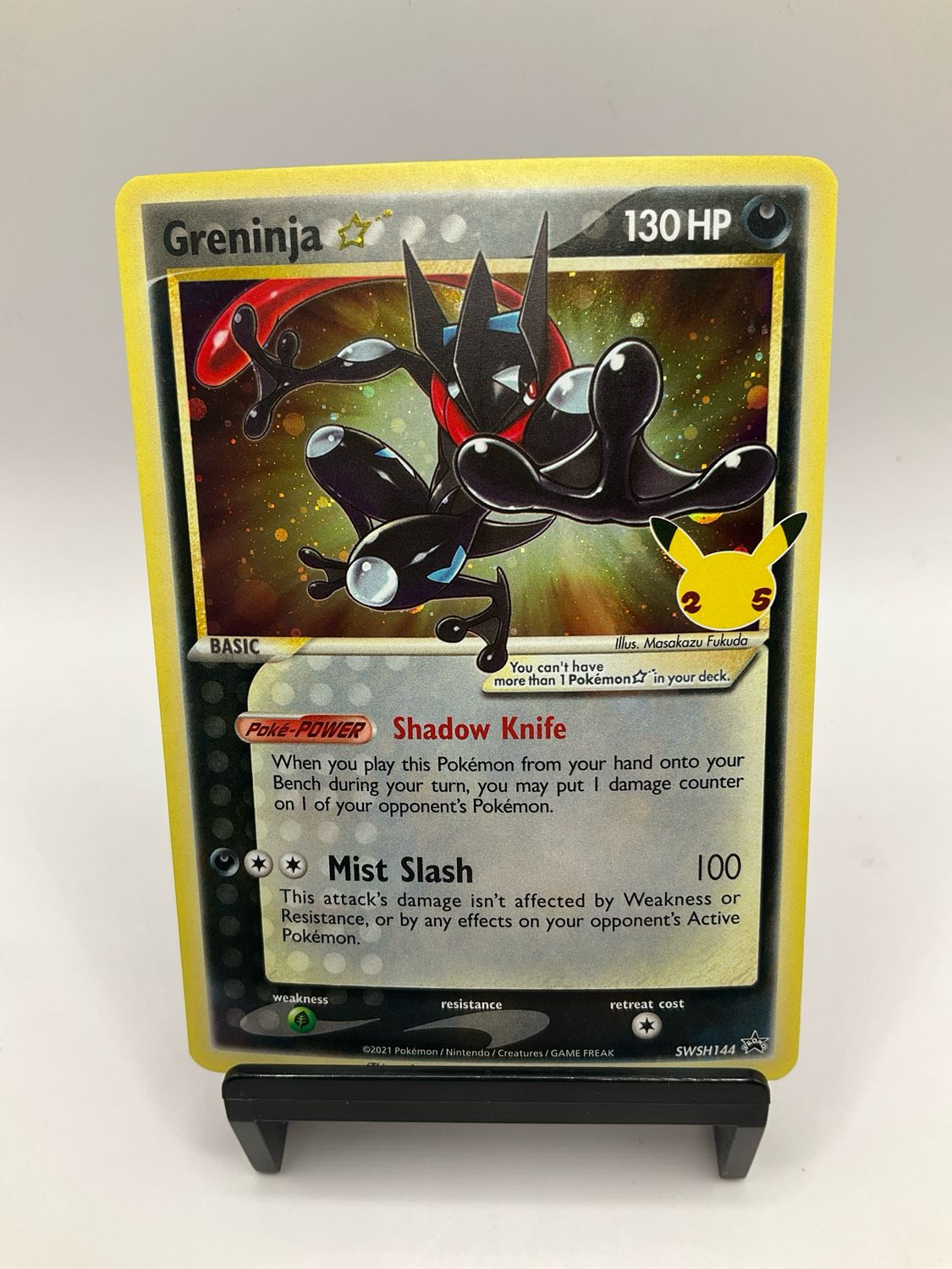 2021 POKEMON GRENINJA GOLD STAR SWSH 144