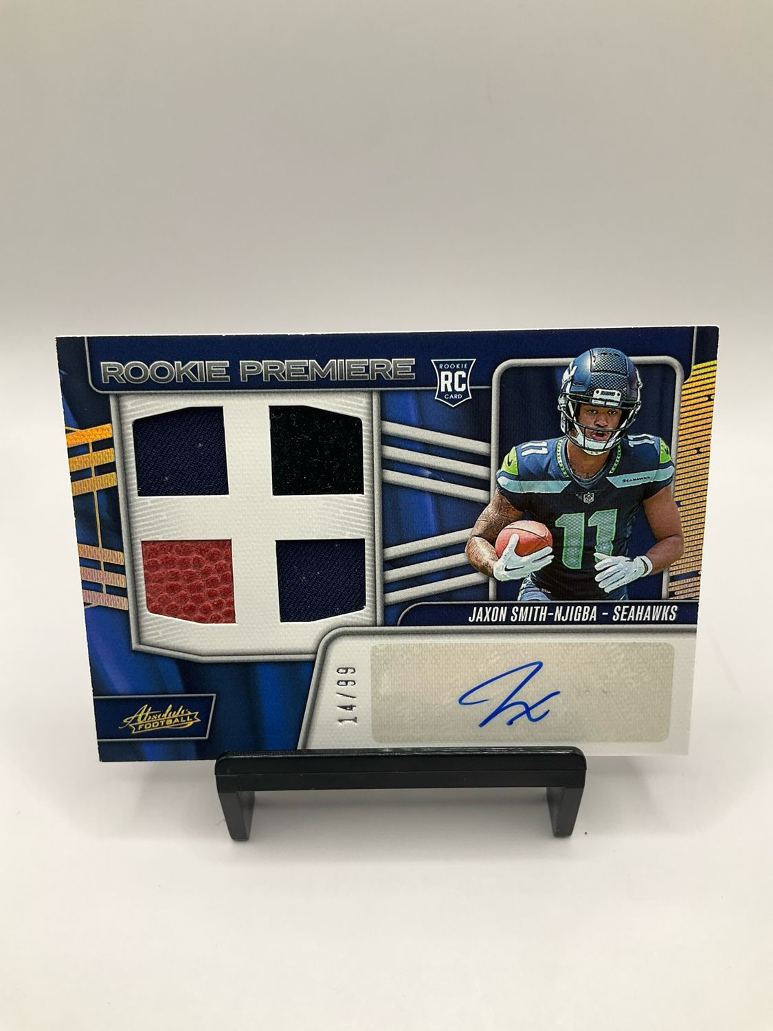 2023 ABSOLUTE FOOTBALL JAXON SMITH-NJIGBA ROOKIE PREMIERE RPA /99 NO. RPMA-JSN