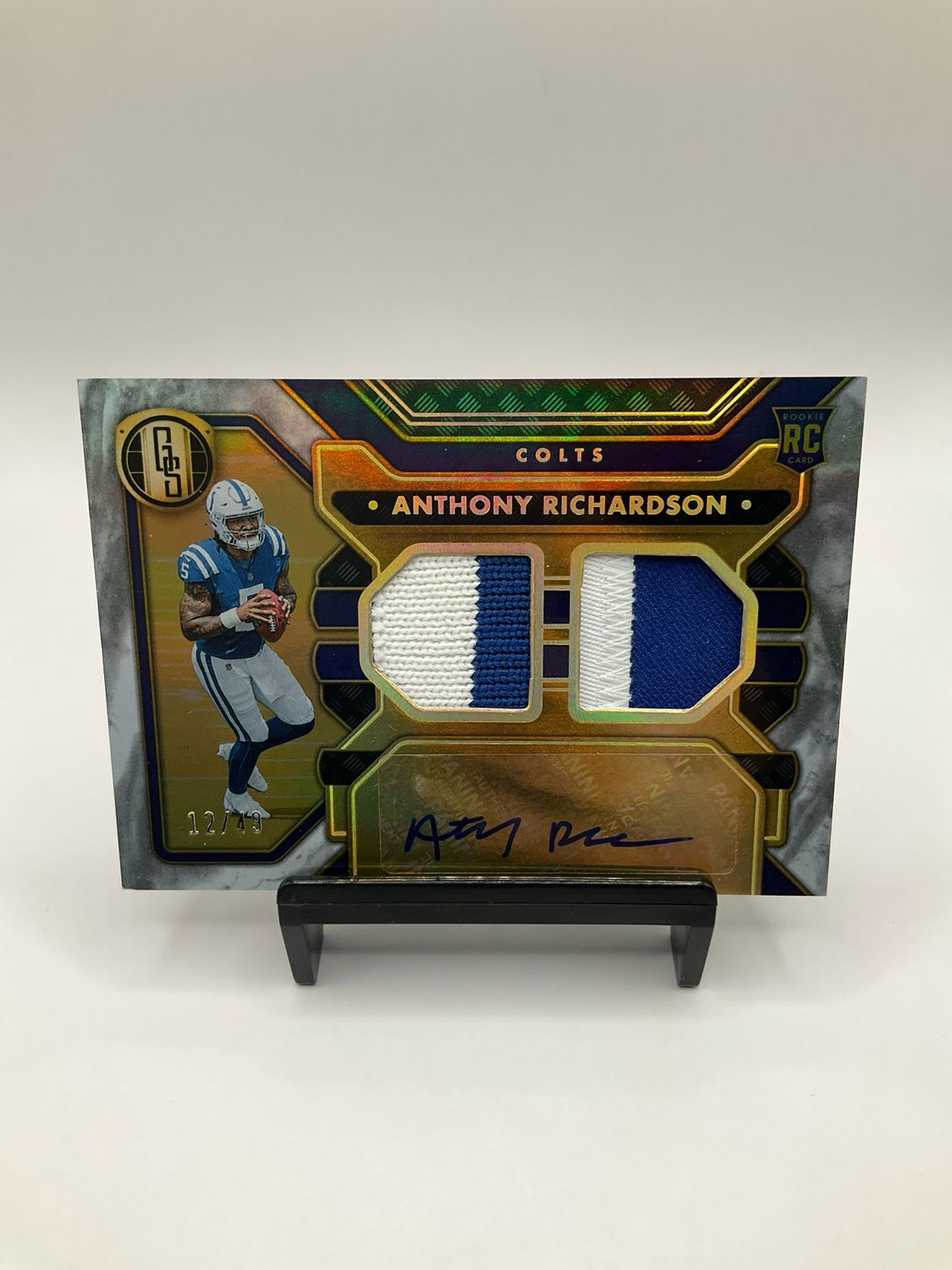 2023 Panini Gold Standard Anthony Richardson Rookie Jersey Auto Gold /49