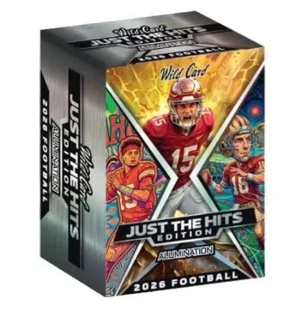 2026 Wild Card Alumination Just The Hits Football Hobby Jumbo Box
