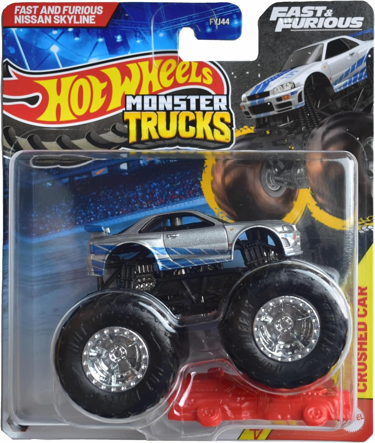 HOT WHEELS MONSTER TRUCKS FAST &amp; FURIOUS NISSAN SKYLINE